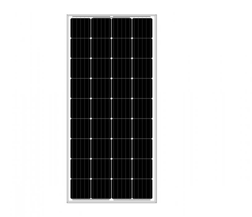 170W 12V mono solar panel 1480×680