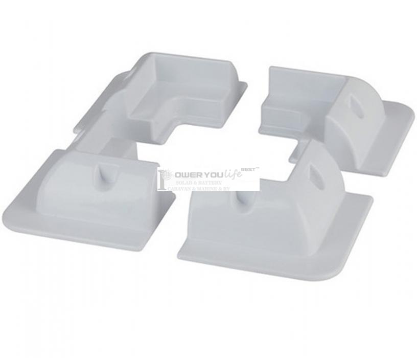 Solar Panel ABS Corner Mount Light Duty (set of 4) Solar Panel ABS Corner Mount Light Duty (set of 4)