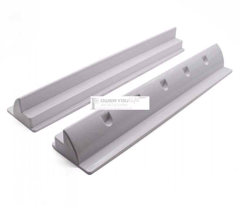 55cm Long White Solar Panel Mounting Bracket Light Version for Caravan/RV/Motohome/Boat 55cm Long White Solar Panel Mounting Bracket Light Version for Caravan/RV/Motohome/Boat