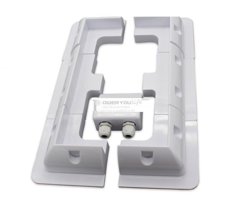 ABS White Solar Panel Corner Mounting Bracket Kits 7pcs/set ABS White Solar Panel Corner Mounting Bracket Kits 7pcs/set