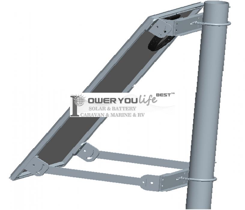 Large Solar Pole Mount for 50-130W panel Large Solar Pole Mount for 50-130W panel