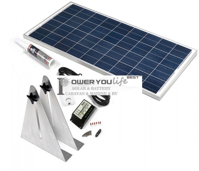 130W poly solar Narrow Boat Kit 130W poly solar Narrow Boat Kit
