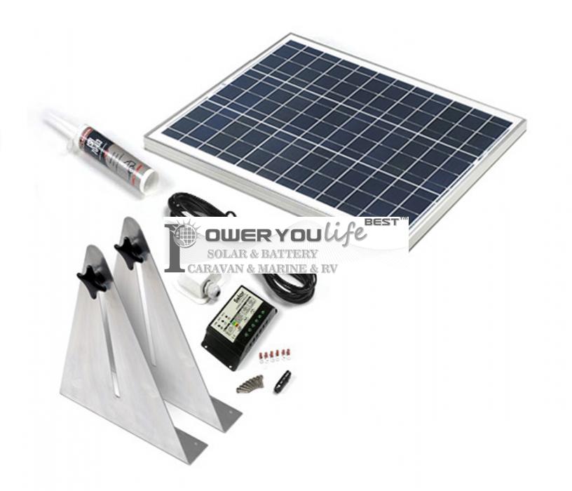 50W poly solar Narrow Boat Kit 50W poly solar Narrow Boat Kit