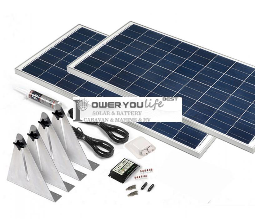 260W poly solar Narrow Boat Kit 260W poly solar Narrow Boat Kit