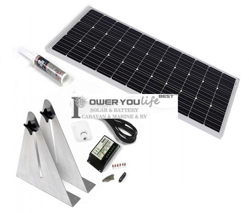100W mono solar Narrow Boat Kit 100W mono solar Narrow Boat Kit
