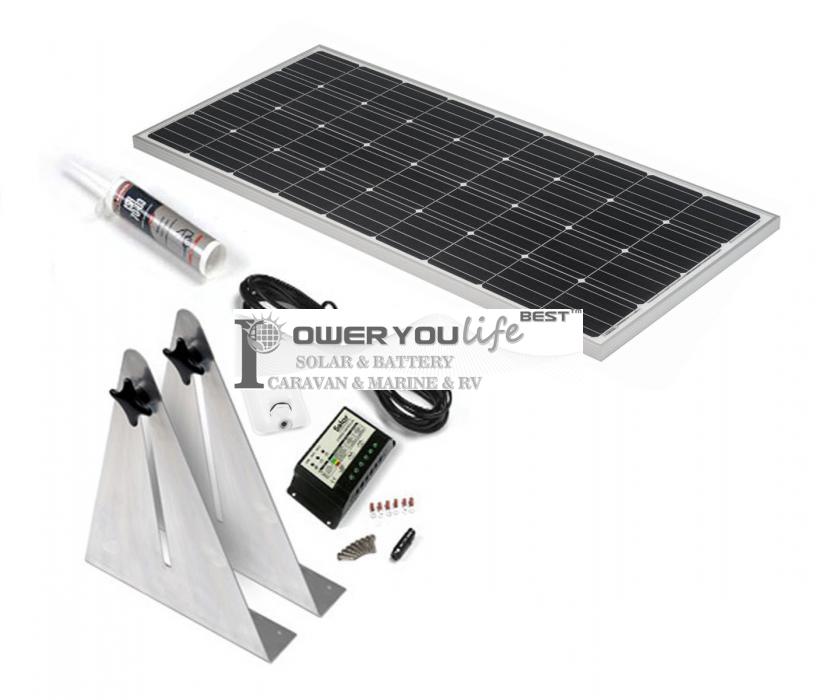 160W mono solar Narrow Boat Kit 160W mono solar Narrow Boat Kit