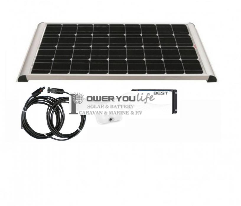 80 Watt mono Solar Rooftop Kit with Premium fitting 80 Watt mono Solar Rooftop Kit with Premium fitting