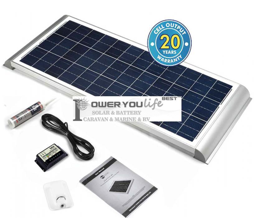 100 Watt Poly Solar Rooftop Kit with Premium fitting 100 Watt Poly Solar Rooftop Kit with Premium fitting