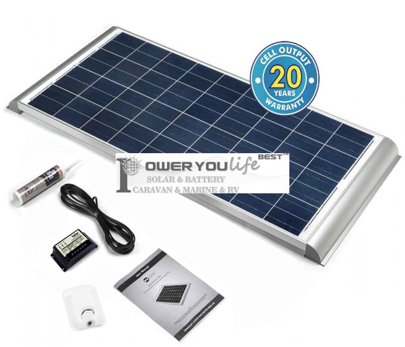 130 Watt Poly Solar Rooftop Kit with Premium fitting 130 Watt Poly Solar Rooftop Kit with Premium fitting