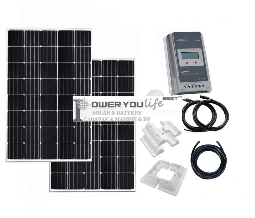 400W solar panel kit for charging a 12V24V battery in a motorhome, caravan, campervan, boat 400W solar panel kit for charging a 12V24V battery in a motorhome, caravan, campervan, boat