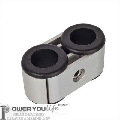 Rail mount double fitting Rail mount double fitting
